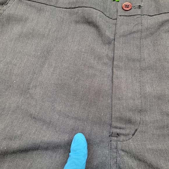 VTG 80s McGregor Short Shorts Mens 34 High Rise Gray Dad Style 4" Inseam - Picture 3 of 7